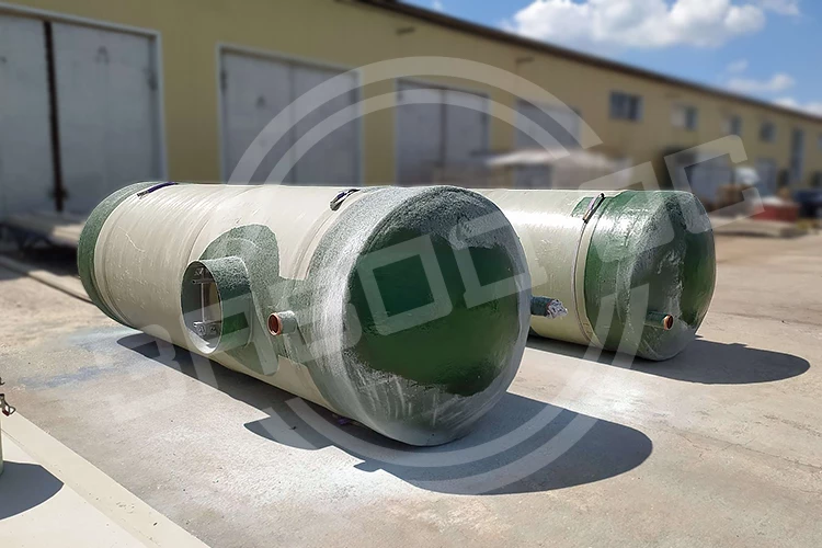 Стеклопластиковые горизонтальные резервуары